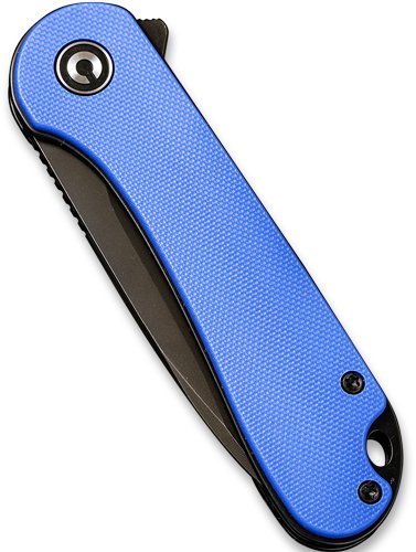 CIVIVI KNIFE ELEMENTUM 3.47" BLUE G-10/BLACK STOASH D2 - CIVIVI