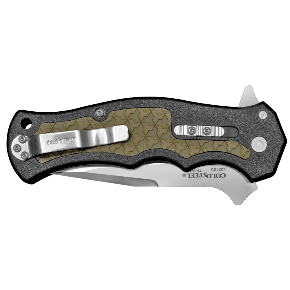 Cold Steel Crawford 1 Folding Knife 3.5in Blade Green Zy-Ex 20MWC - Cold Steel