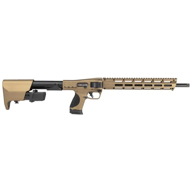 USED Smith & Wesson M&P FPC Rifle 9mm Luger 23rd Magazine 16.25 Barrel Burnt Bronze