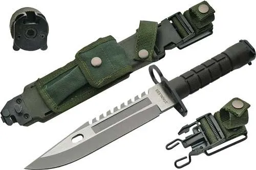 Rite Edge 210997 M-9 Commando Knife 7.75" Stainless Steel Green Handle - SZCO Supplies