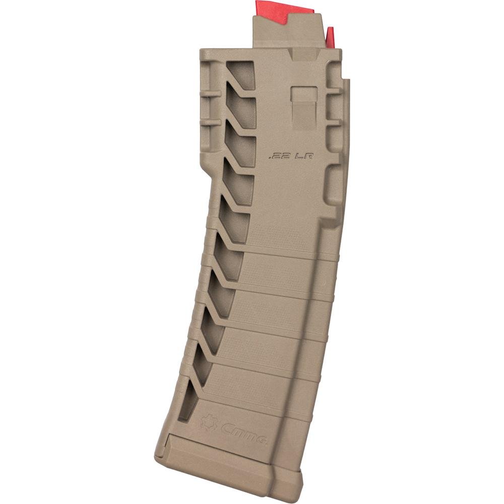 Buy CMMG Mk4/AR15 Rifle Magazine FDE .22 LR 25/rd online