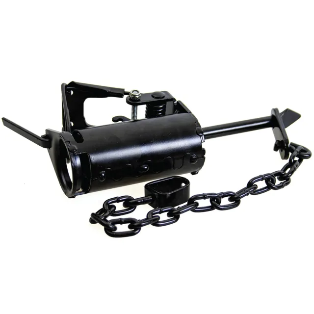 Bridger T3 Dog Proof Raccoon Trap 841187101520, 11.25" Chain, Black Coated - Minnesota Trapline