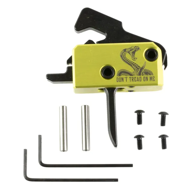 Rise Armament RA-140F-DTOM2 Flat Drop-In Trigger 3.5-4lb Black - Rise Armament for sale at Smoke Wagon Firearms
