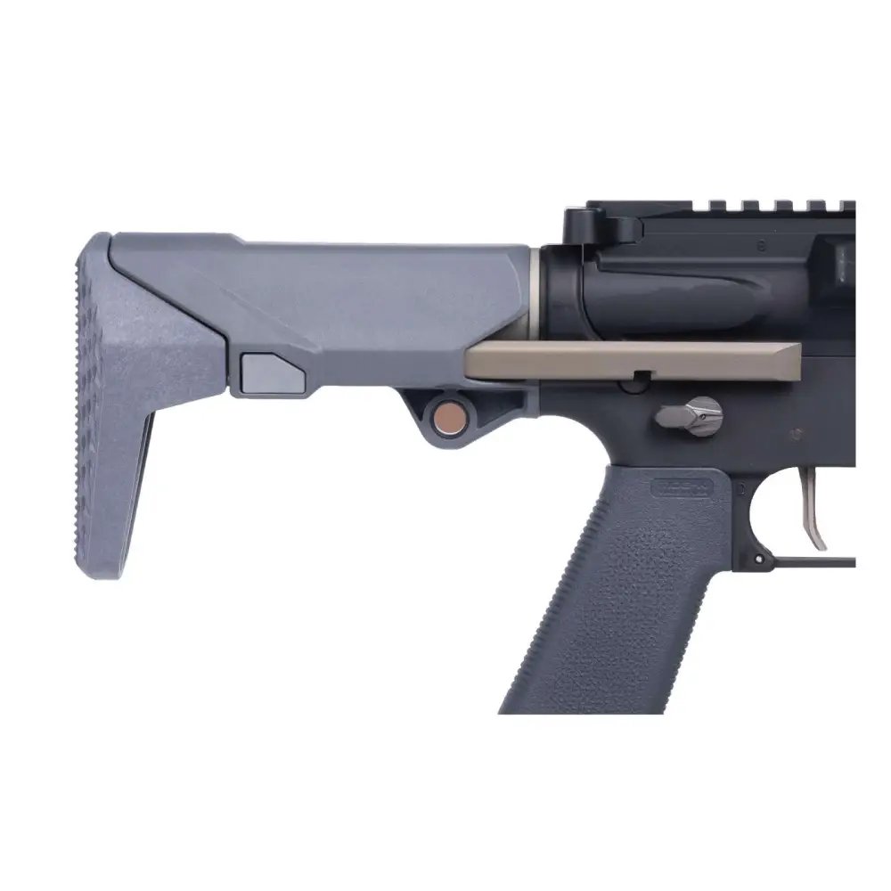 Q LLC ACCSHORTYSTOCKGRAY Shorty Gray Polymer Stock for AR/M4 - Q LLC