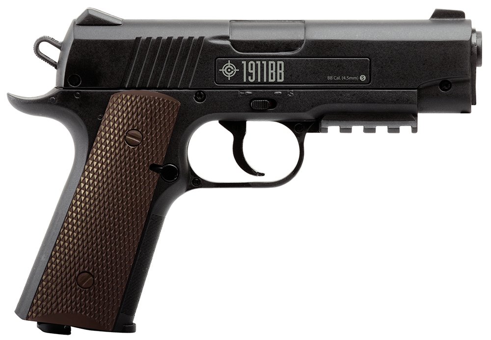 Crosman 1911 40001 .177 Caliber 20 Round CO2 Pistol Black Crosman (7) 1911 - Crosman - 177 CALIBER