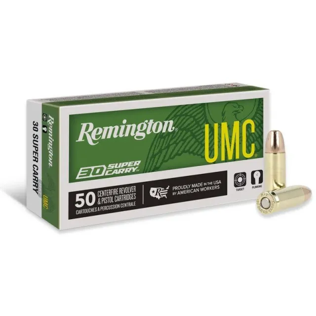 Buy Remington R20015 30 Super Carry 100 Grain FMJ 50 Rounds Box online
