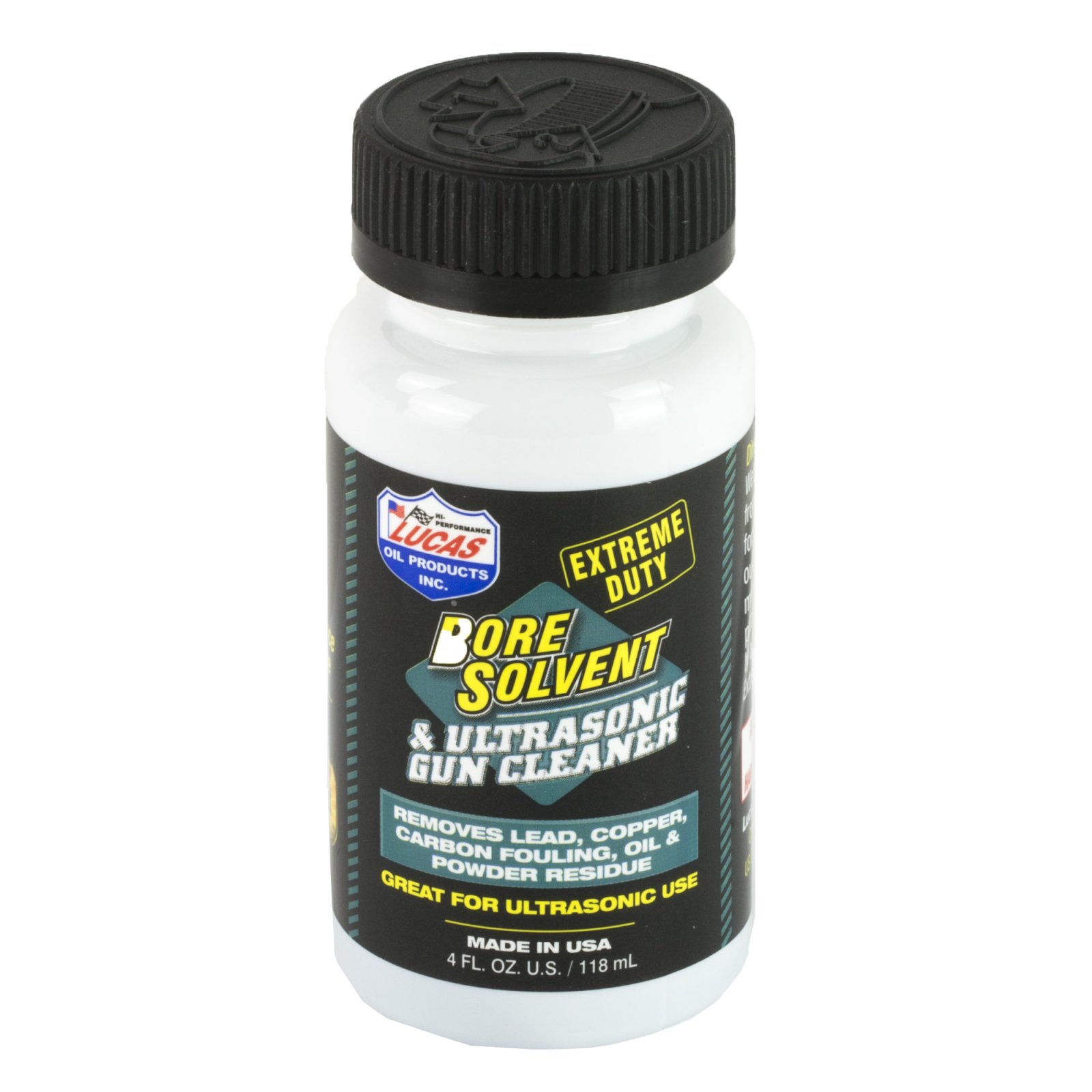Lucas Oil 10907 Bore Solvent 4oz Ultrasonic Cleaner Rust Inhibitor - Lucas Oil - 4 OZ