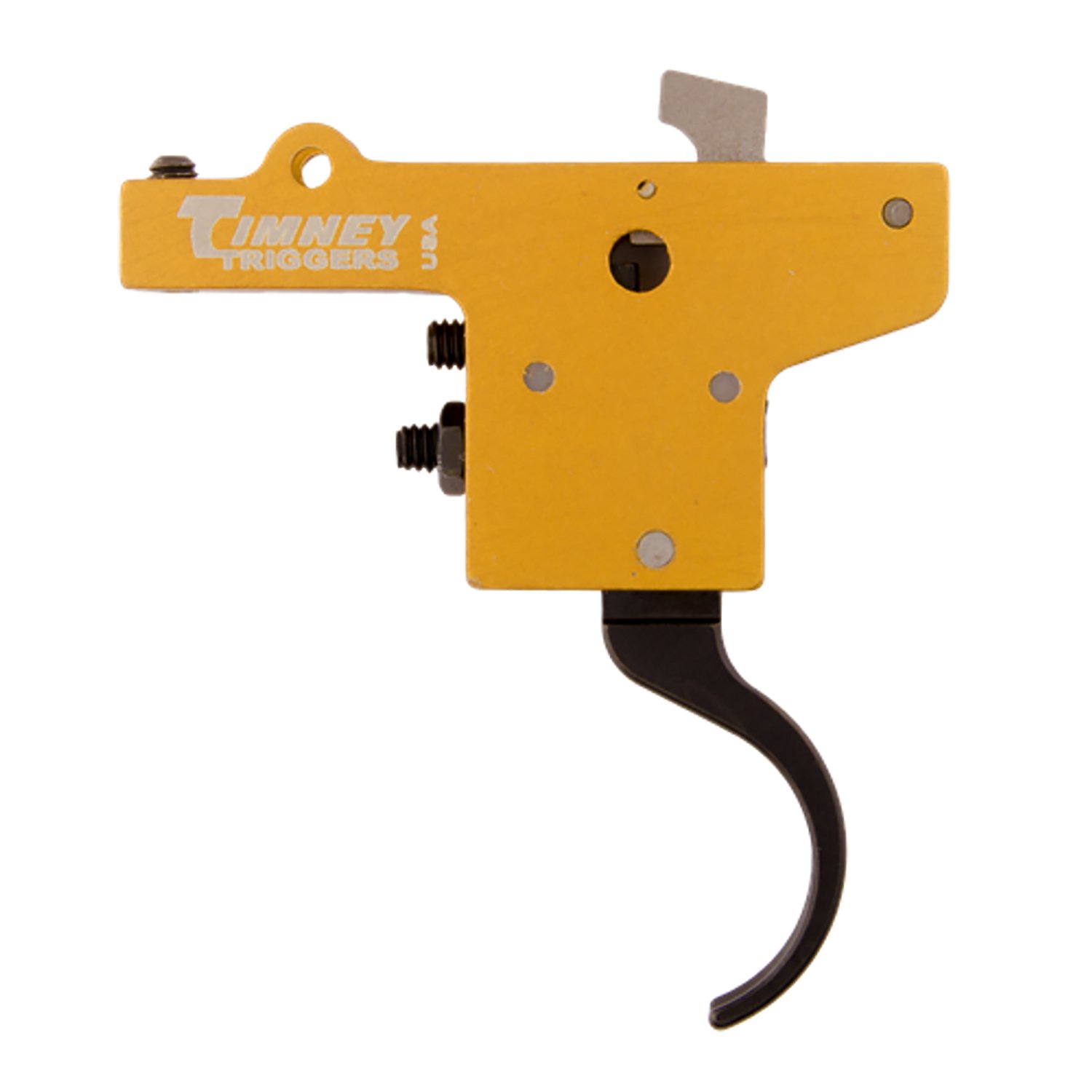 Buy Timney 201 Featherweight Curved Trigger 3 lbs Draw Yellow/Black Finish online