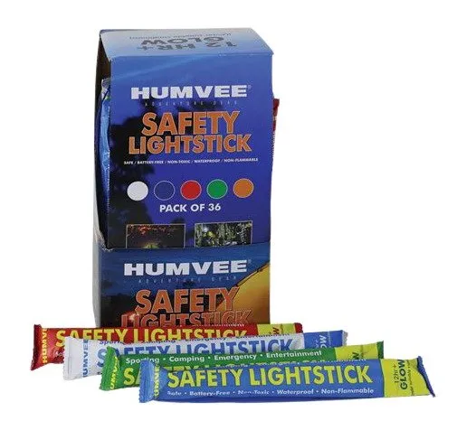 CAMP HMV-LS-6DB36 HUMVEE LIGHTSTICK 6IN 36 PCS - CAMP