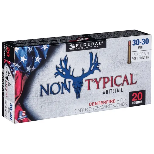 Federal 3030DT150 30-30 Win 150gr Soft Point 20rd Rifle Ammo