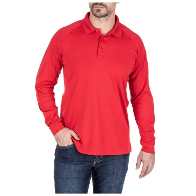 5.11 Tactical Performance Long Sleeve Polo Moisture-Wicking