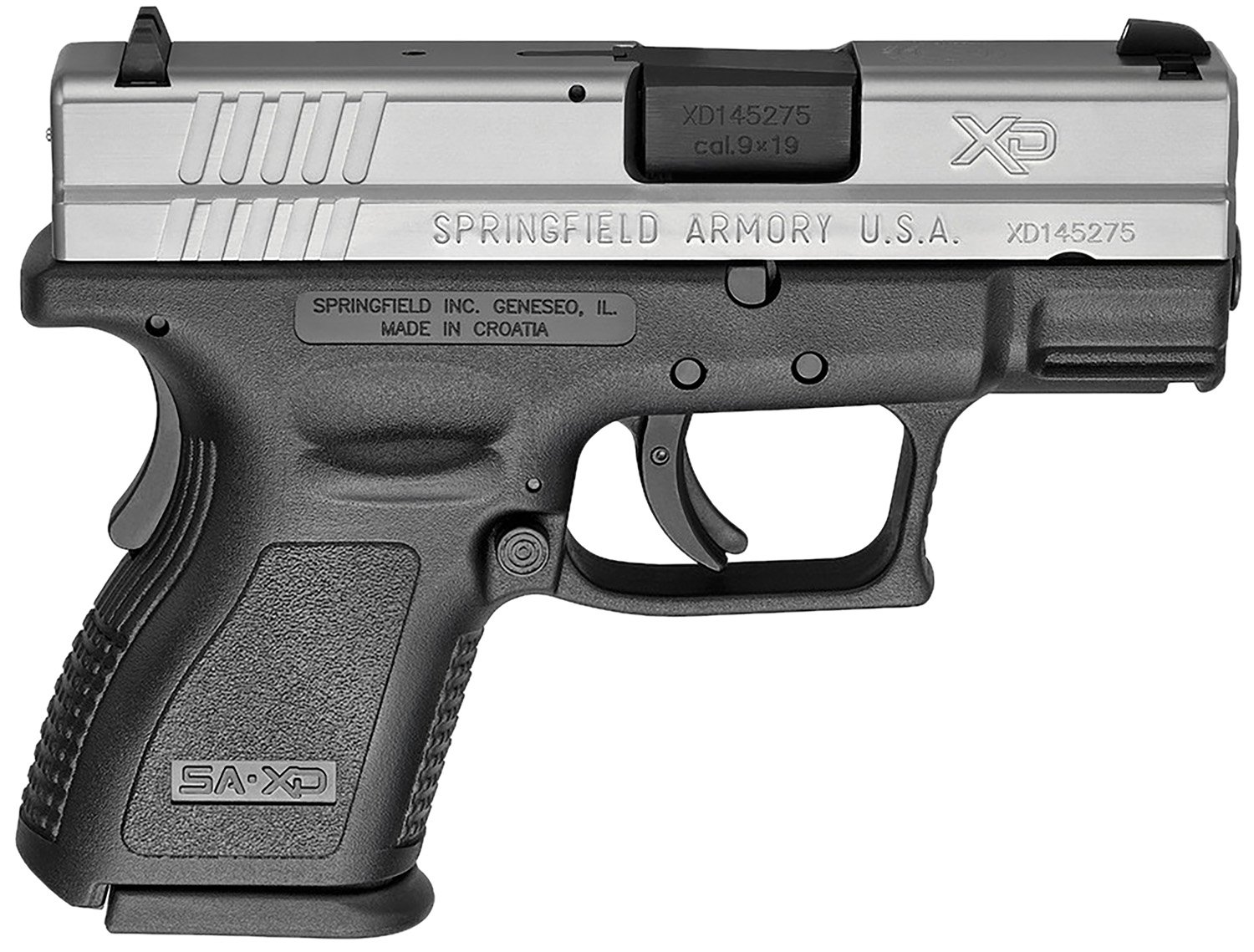 Buy Springfield Armory XD9 Sub-Compact 9mm 3 in Black Polymer 10 Round Semi-Aut online