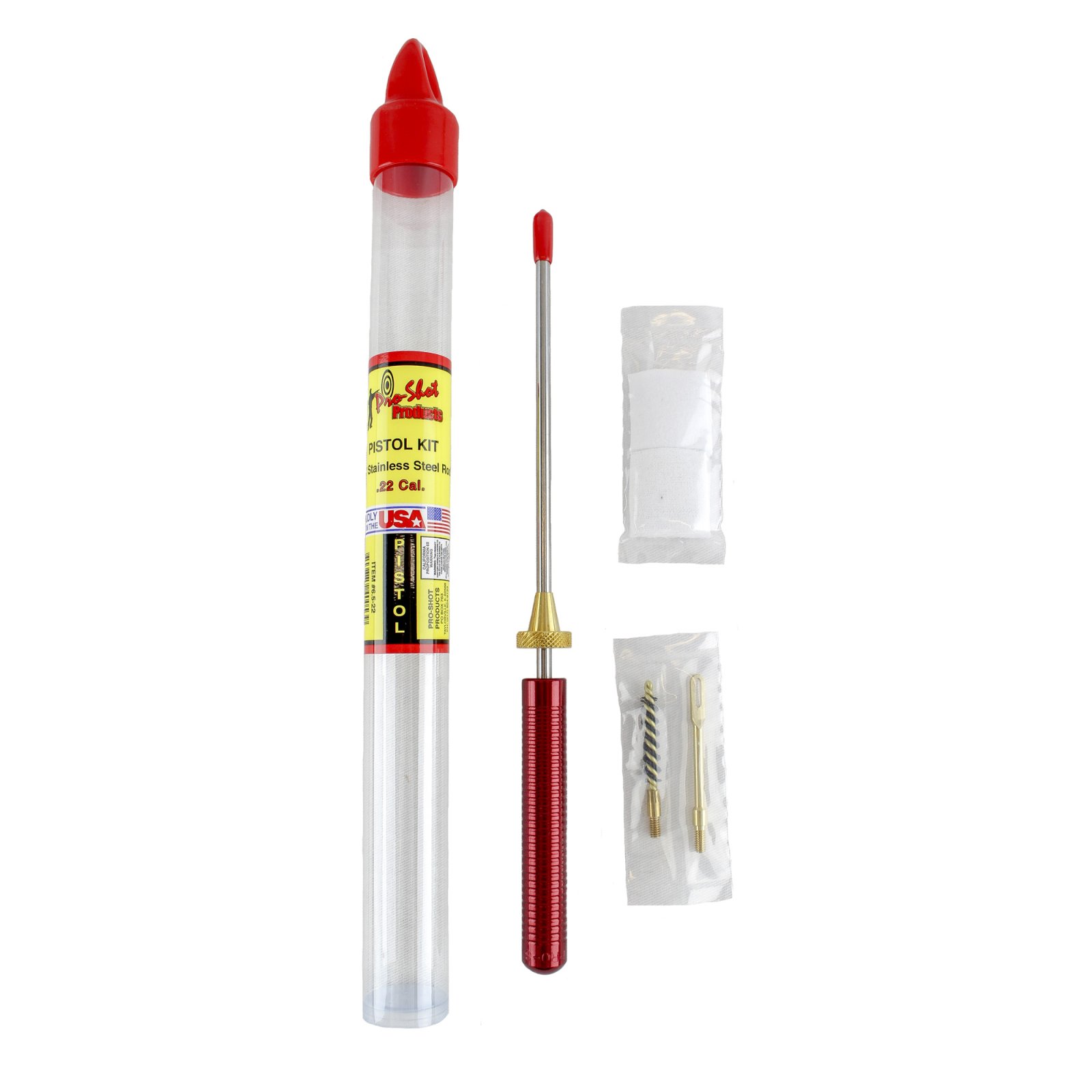 Pro-Shot Products Starter Pistol Cleaning Kit 6.5" For .22 Caliber 6.5-22 - Pro-Shot Products - .22