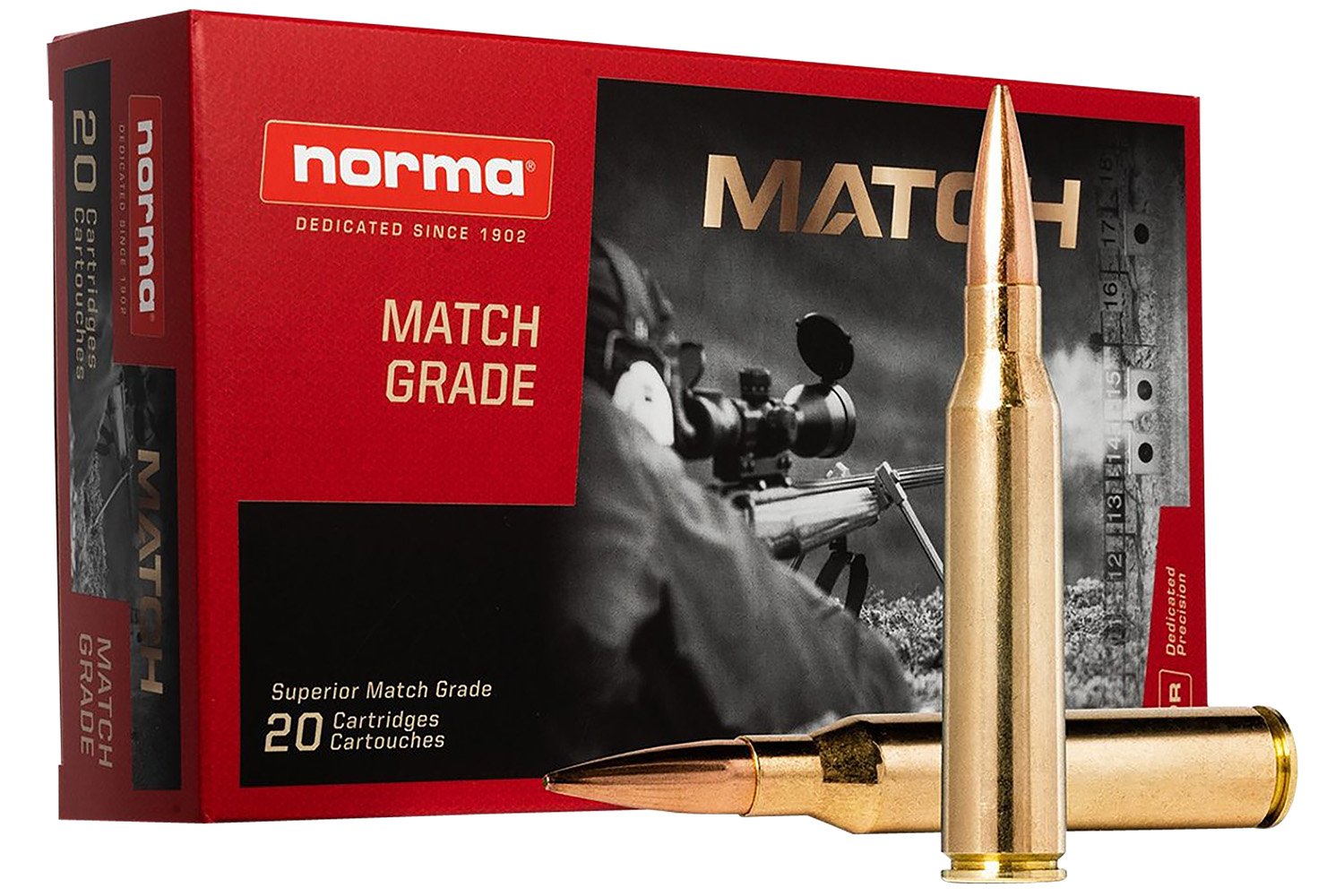 Buy Norma 10185442 Golden Target Match 338 Lapua Mag 250gr HPBT 20/Box online