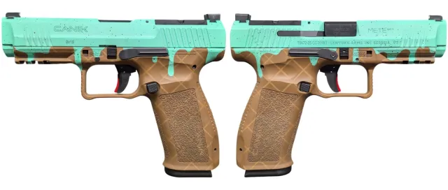 Canik METE SFT One Series 9mm 4.46 In Mint Choc Chip 18-Round - Canik for sale at Smoke Wagon Firearms