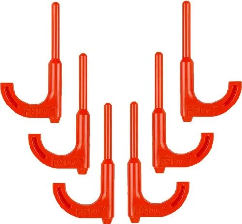 Firearm Safety Devices 550RRCF Orange Chamber Indicator 6Pk - Firearm Safety Devices