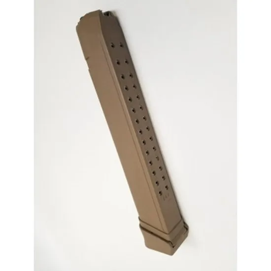 RWB Glock 9mm 33-Round Steel Lined Tan Polymer Magazine