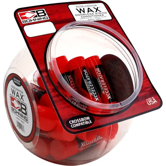 Buy Bohning Xccelerator Wax Fish Bowl 16 Tubes Red Natural Wax online