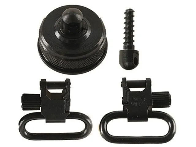 Uncle Mike's 18012 Swivel Cap Set Remington 870 12 Gauge Blued Steel - Uncle Mike's - 1"
