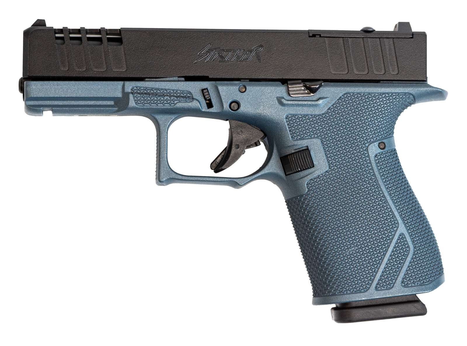 Great Lakes Firearms GL19BLU Striker 9mm 15+1 4" Front/Rear Serrations - Great Lakes Firearms - 9mm Luger