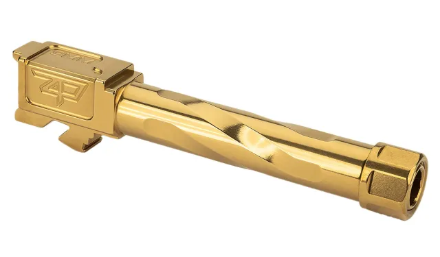 Zaffiri Precision ZP.19BTG 9MM Threaded Pistol Barrel 4.02" TiN Gold Finish - Zaffiri Precision - 9mm Luger