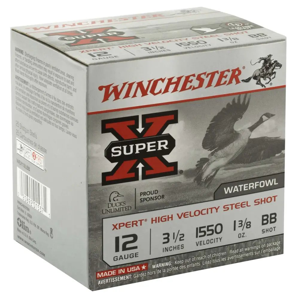 Winchester WEX12LBB 12 Gauge 3.5 in 1 3/8 oz BB Shot 1550 fps - Winchester - 12 Gauge