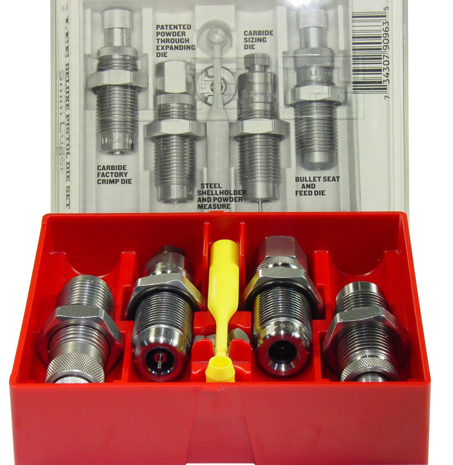 Lee Precision 90447 Deluxe 4-Die Set 380 ACP Carbide Pistol Dies - Lee Precision - 380 ACP