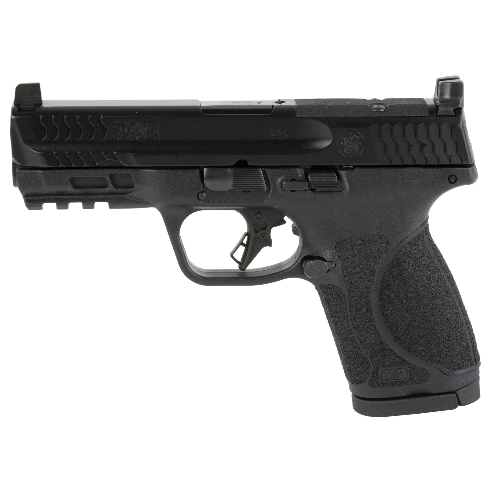 Buy Smith & Wesson M&P M2.0 Compact 9mm 4in Black Armornite 15+1 Striker-Fired online