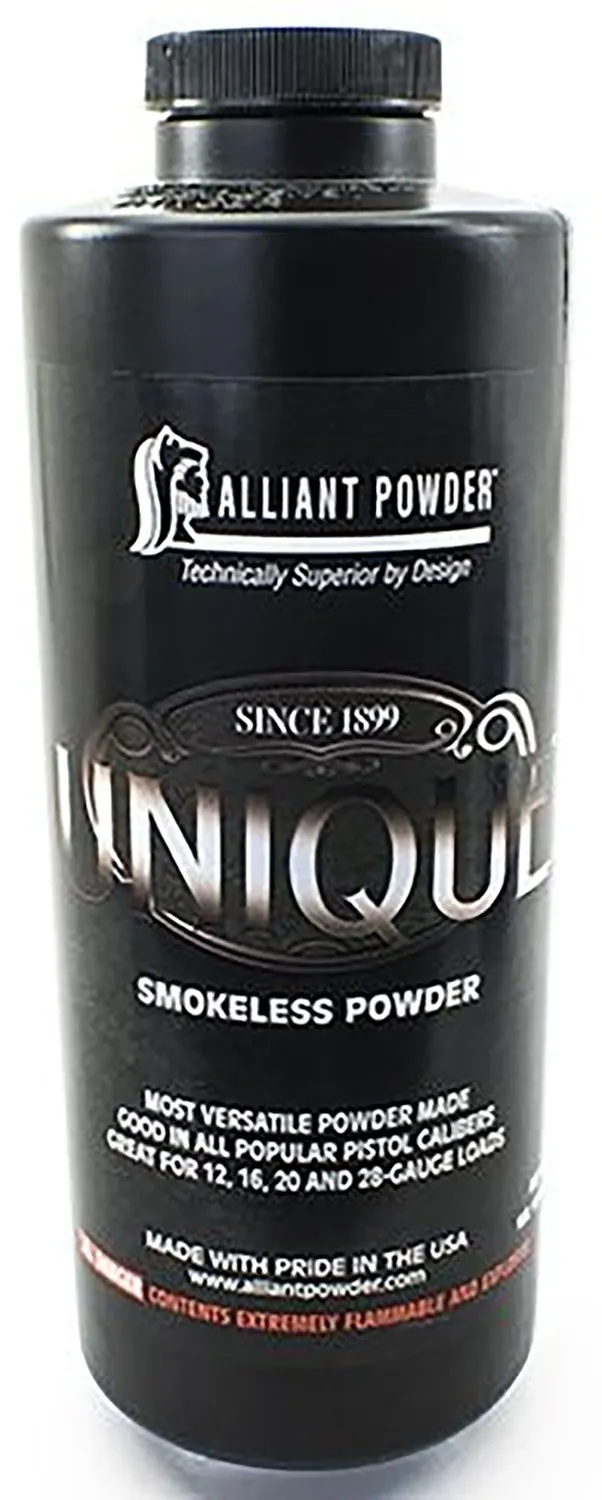 Alliant Unique Powder 1 lb - Versatile Shotgun/Handgun Powder for 12-28 Gauge Loads, Hulls, Primers, Wads