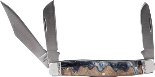 American Buffalo RP0001CLB 3Blade Wood Resin Handle - American Buffalo Knife & Tool