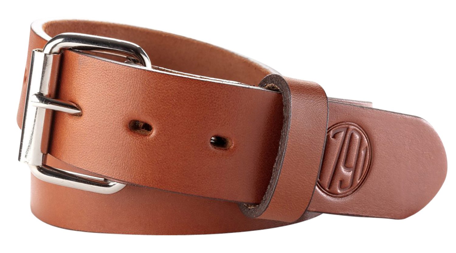 1791 Gunleather BLT014852CBRA Classic Brown Leather Belt 48/52 1.5" Wide - 1791 Gunleather