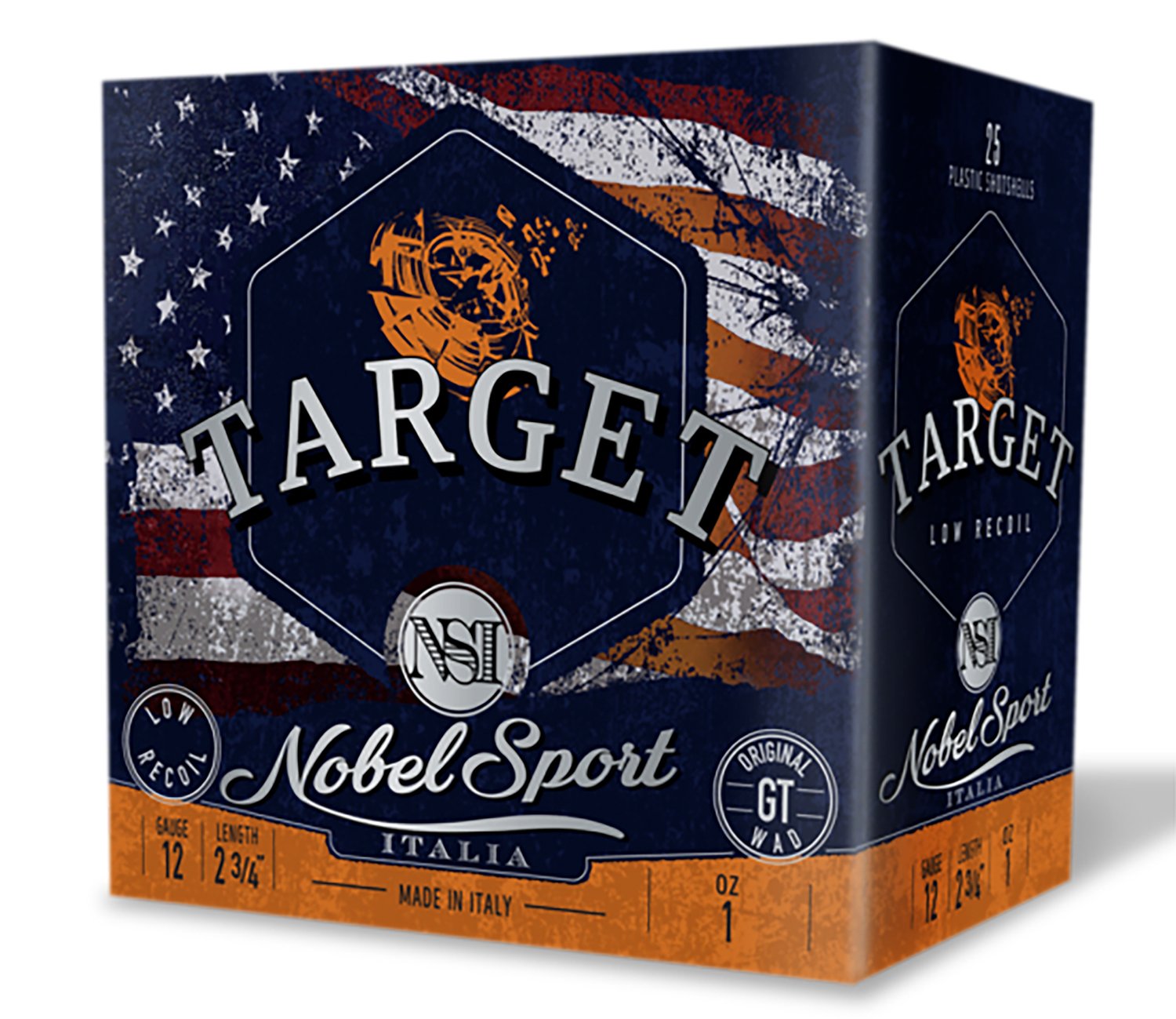 NSI Noble Sport Target 12ga 2.75In 1oz #7 1200fps 25/ct - NSI - 12