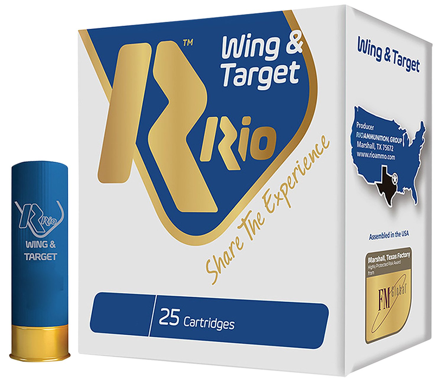 Buy Rio Wing & Target Shotshells 12ga 1oz 2-3/4 1250 fps #8 25/ct online