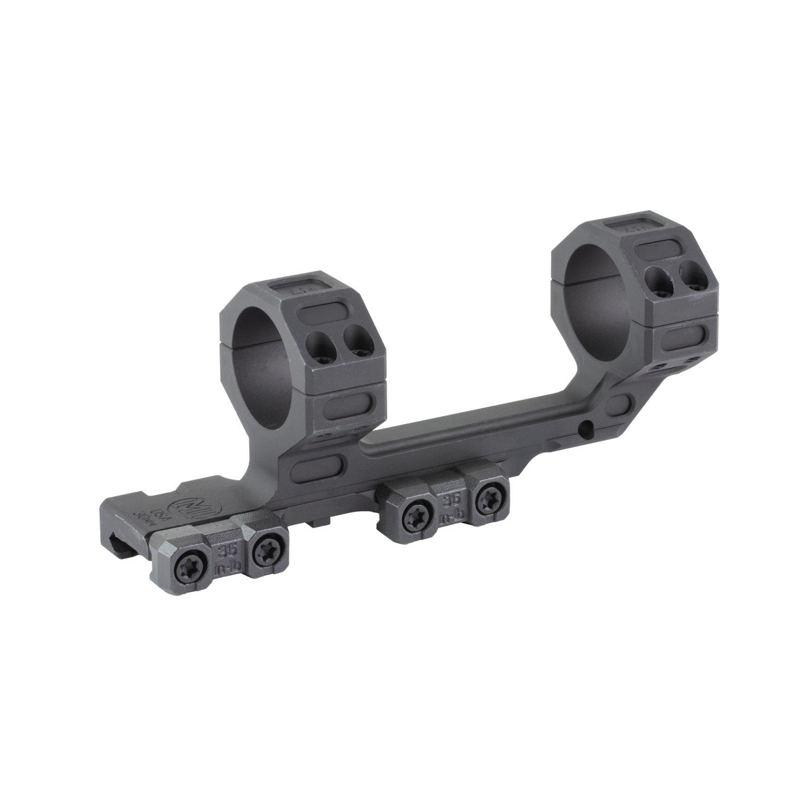 Midwest Industries MK2 Optic Mount Fits 30MM Anodized Finish Black - Midwest Industries