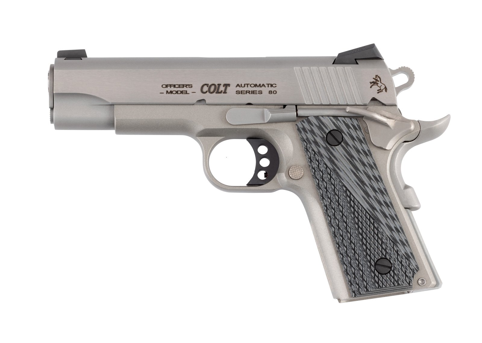 Colt O9840XE Lightweight Officers 45 ACP 4.25" Stainless Cerakote Pistol - Colt - 45 ACP