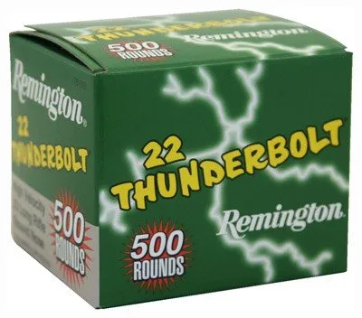 Remington 21241 Thunderbolt 22LR 40GR Lead RN 5000RD Case