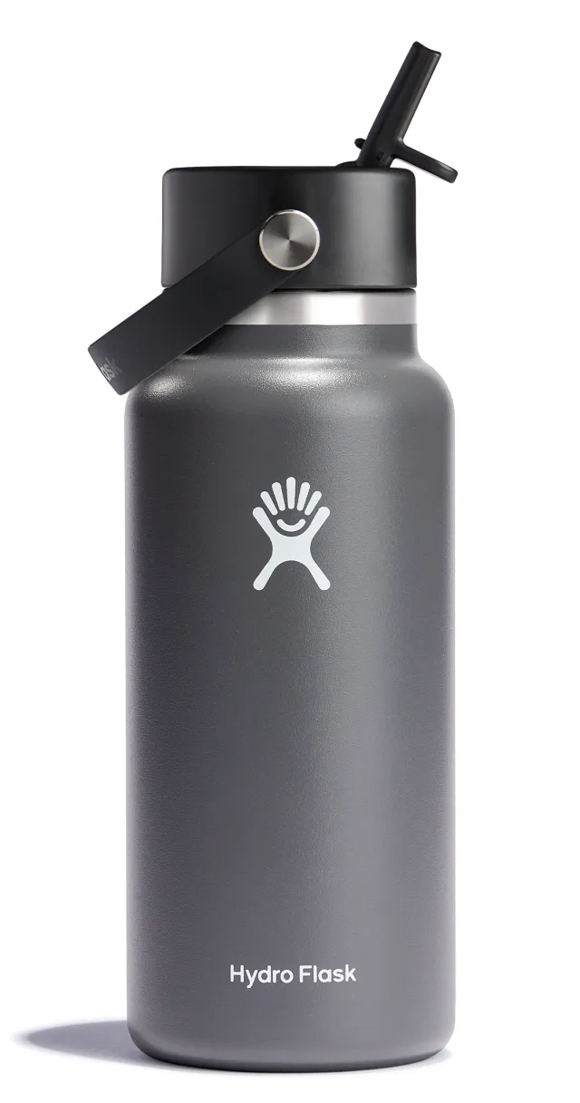 Hydro Flask 32 Oz Wide Flex Straw Cap Stainless - Hydro Flask