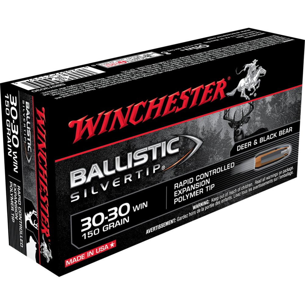 Winchester Ammo SBST3030 Ballistic Silvertip 30-30 Win 150 gr Polymer Tip 20 Per Box/ 10 Cs - Winchester - 30-30 Win