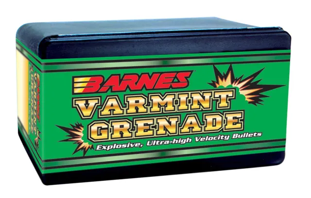 Barnes Varmint Grenade 30171 .22 Cal .224 36 Grain Hollow Point 100 Count - Browning - 22 Cal