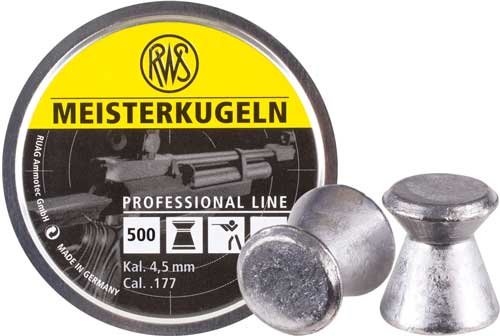 RWS Meisterkugeln Pro-Line .177 Cal 8.2gr Pellets 500-Pack - RWS - 0.177