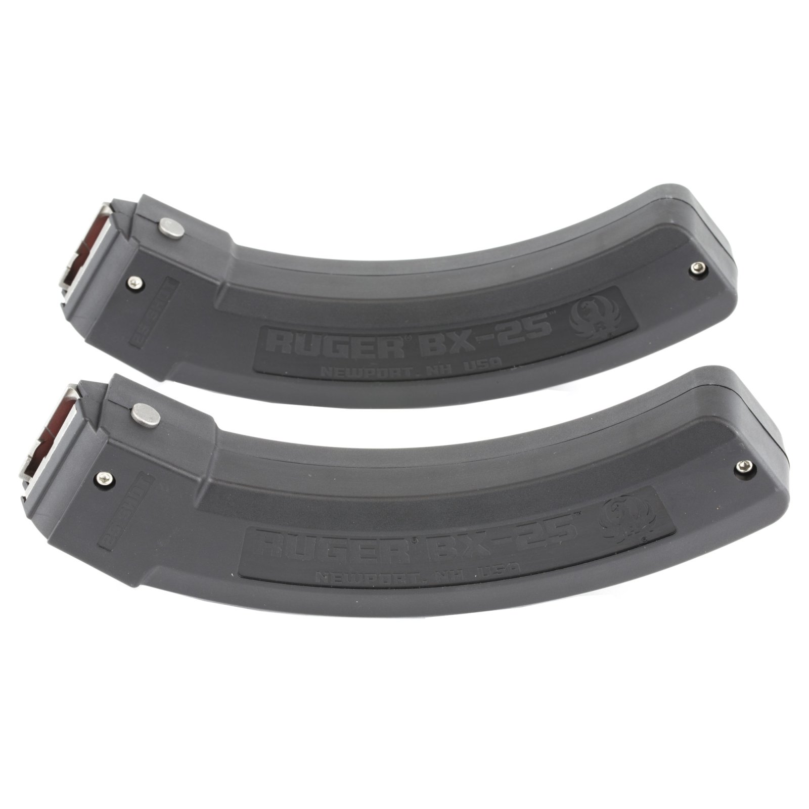 Ruger BX-25 10/22 22 LR 25 Round Magazine Black 2 Pack 90548 - Ruger - 22 LR