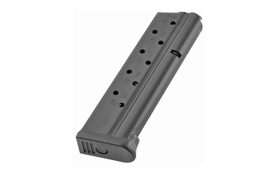 CMC M-RP-9FS10-B Range Pro 9MM 10-Round 1911 Magazine, Stainless/Black - CMC Triggers - 9MM