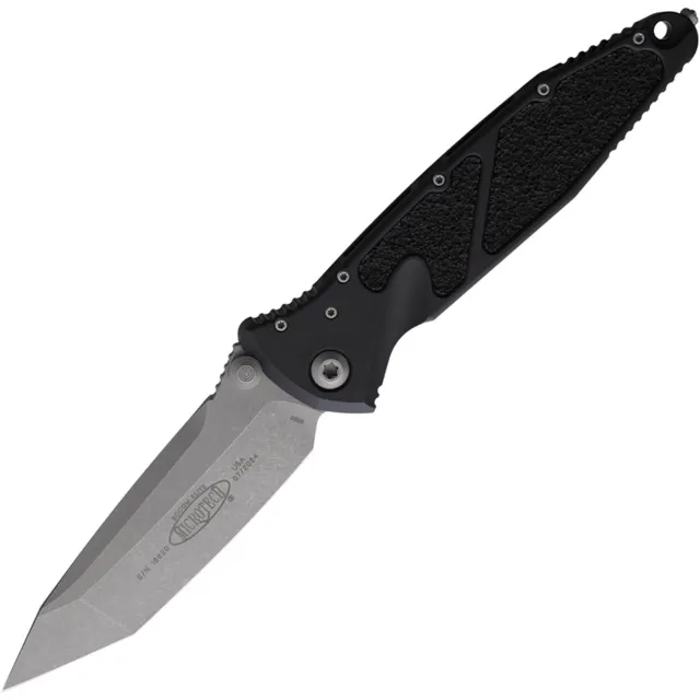 Microtech Socom Elite 161-10AP 3.98 In Apocalyptic Black Aluminum Handle - MICROTECH for sale at Iron and Lace