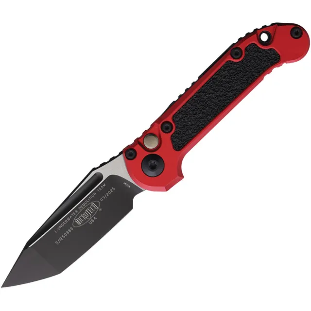 Microtech 1136-1RD LUDT G3 3.5 In T/E Red ALU Handle - MICROTECH for sale at Iron and Lace