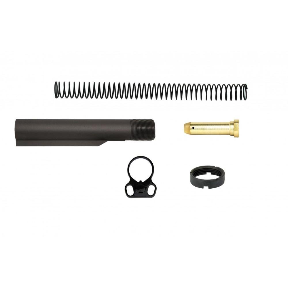 TacFire AR15 Mil-Spec Buffer Tube Kit Ambi Dual Loop Adapter 811261023727 - TacFire