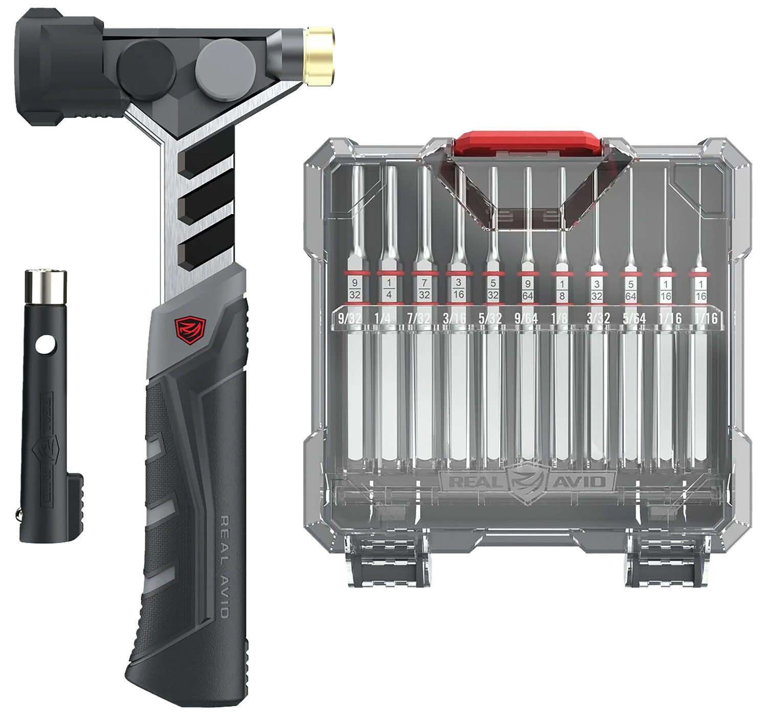 Buy Real Avid AVAMHAPS Master Hammer & Accu-Punch Set 11-Piece Steel online