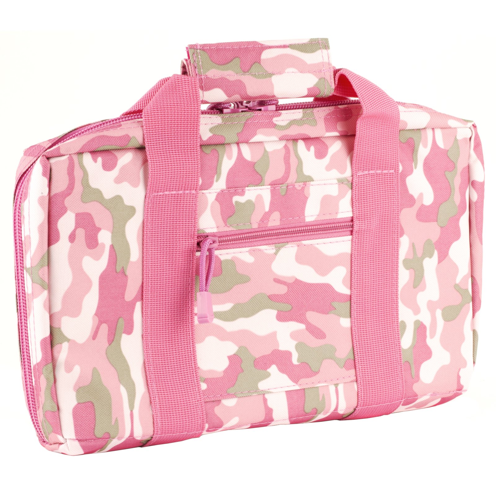 Buy NcStar Discreet Pistol Case Nylon Pink Two Padded Handgun Compartments Six online