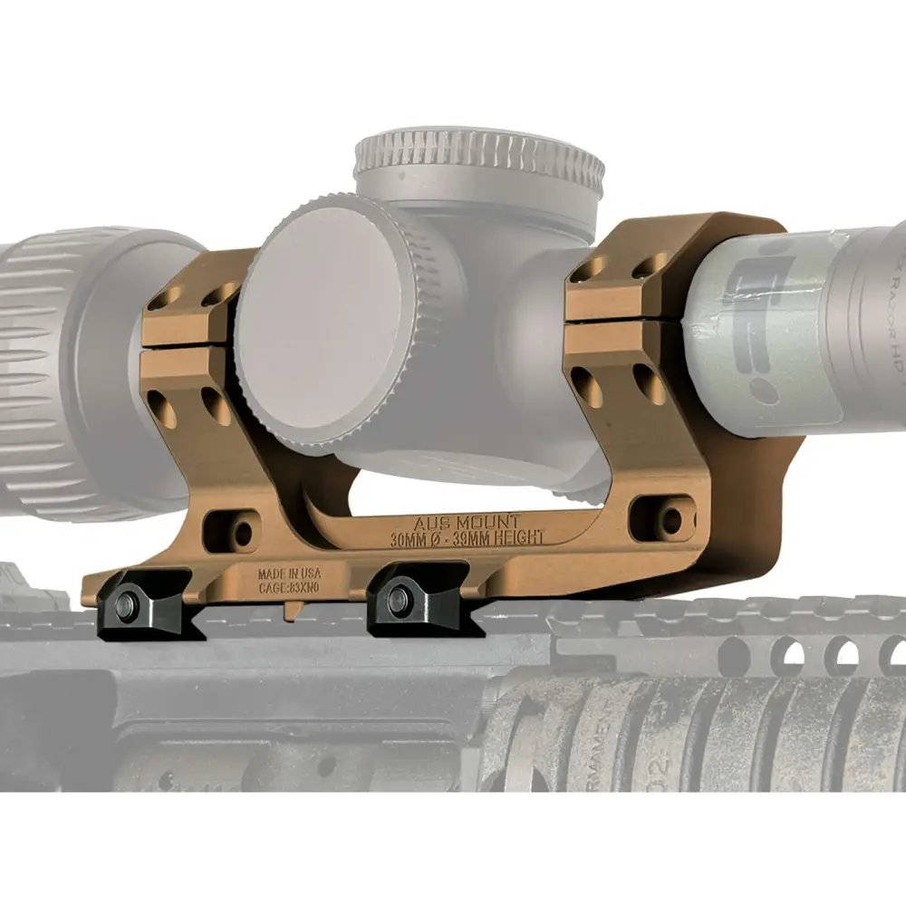 Reptilia 100-122 AUS 30mm Scope Mount, 1.54" Height, FDE, 7075-T6 Aluminum - Reptilia