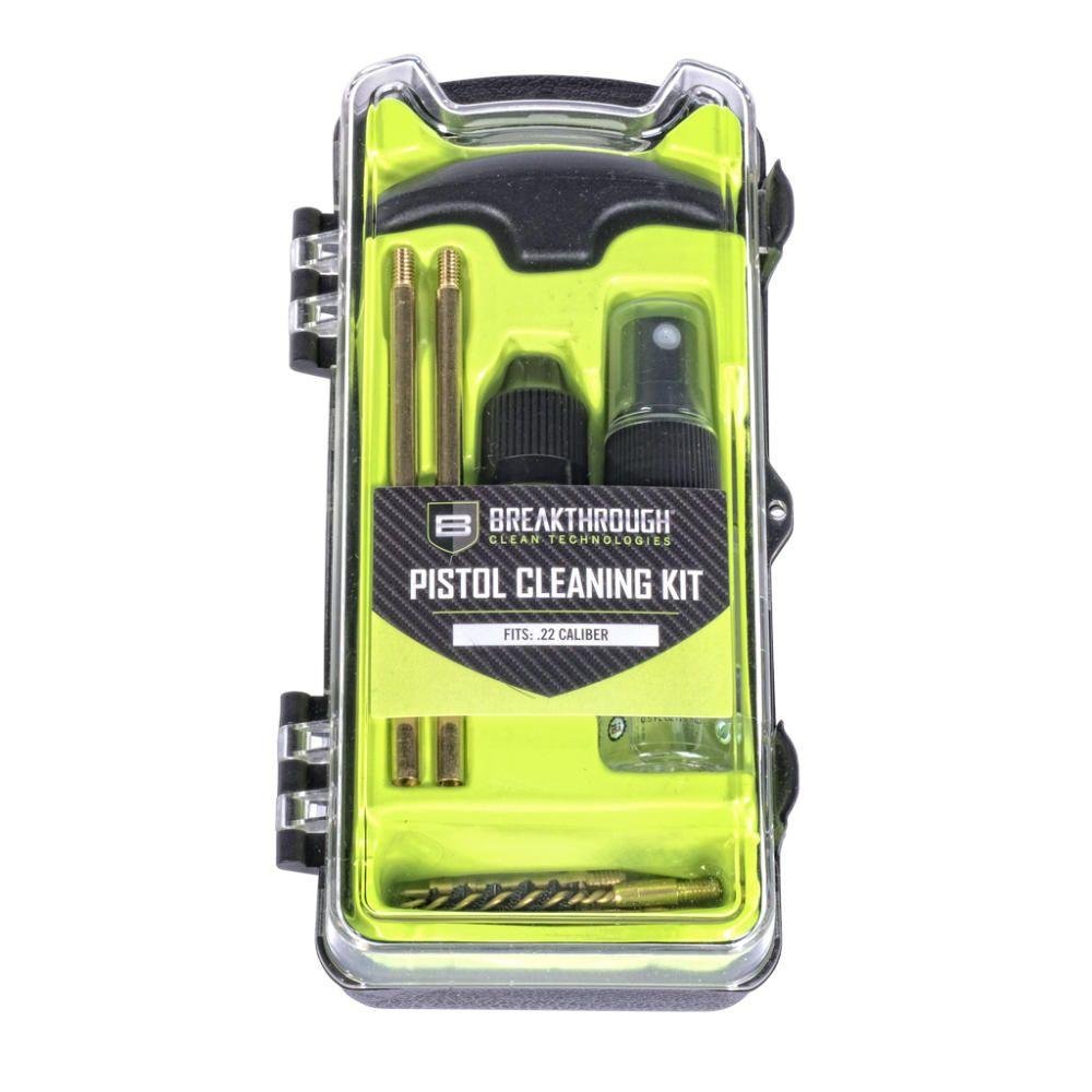 Breakthrough BTECC22 Vision Series .22 Cal Pistol Cleaning Kit, 10 Pieces - Breakthrough Clean - 22 Cal