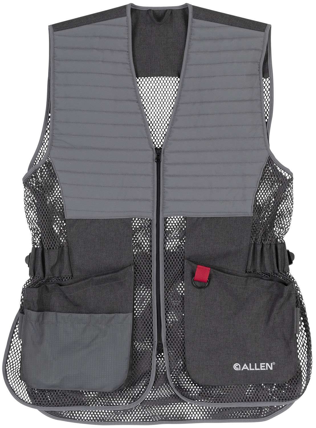 Allen Company 7910 Competitor Shooting Vest Med/Lrg Grey Burlap - Allen Company
